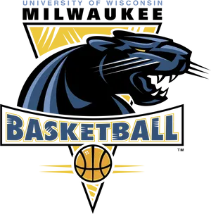 U W M Panthers Basketball Logo PNG Image