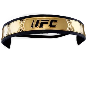 Ufc Gold Belt Png 06132024 PNG Image