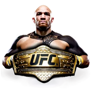 Ufc Title Holder Belt Png Bpv PNG Image