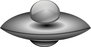 Ufo Flying Saucer Spaceship Png Image Clipart , Png - Transparent Background Flying Saucer, Png Download PNG image with transparent background