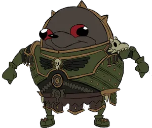 Ugandan_ Knuckles_ Warhammer_ Armor PNG Image