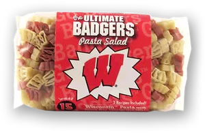 Ultimate Badgers Pasta Salad Packaging PNG Image