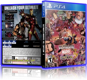 Ultimate Marvelvs Capcom3 P S4 Game Case PNG Image