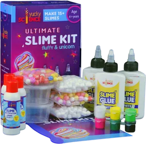 Ultimate Slime Kit Contents PNG Image