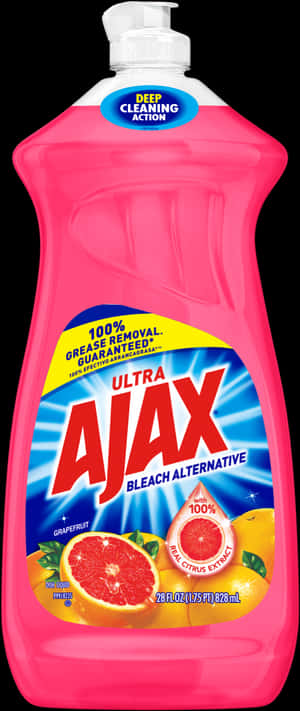 Ultra Ajax Bleach Alternative Grapefruit PNG image with transparent background