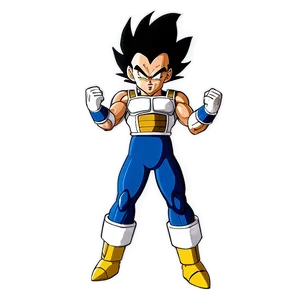 Ultra Ego Vegeta Battle Pose Png 06122024 PNG Image