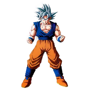 Ultra Instinct Goku Stance Png Kib PNG Image