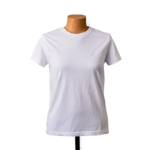 Ultra-realistic White Tee Mockup Png Cmy PNG Image