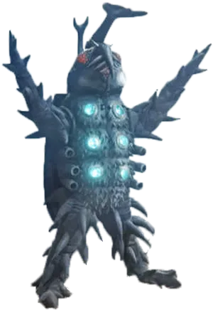 Ultraman Monster Glowing Eyes PNG Image