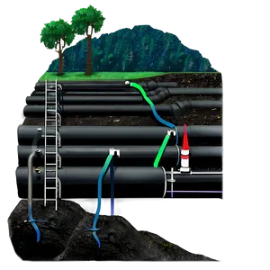 Underground Pipeline Png Bcf PNG Image