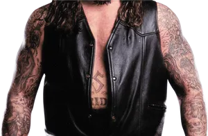 Undertaker Wrestling Legend Tattoos PNG Image