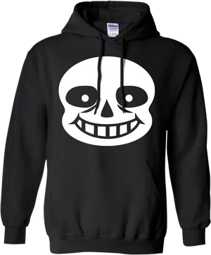 Undertale Sans Hoodie Design PNG Image