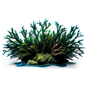 Underwater Algae Scene Png Oit PNG Image