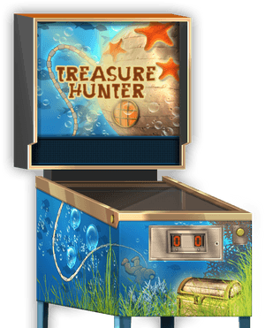 Underwater Themed Arcade Cabinet PNG image with transparent background