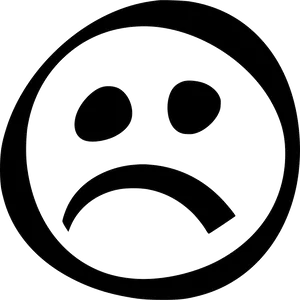 Unhappy_ Face_ Emoji_ Vector PNG Image