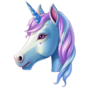 Unicorn Illustration PNG 05032024 PNG image with transparent background