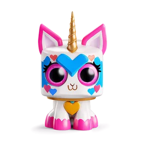 Unikitty With Heart Eyes Png Tkl PNG Image