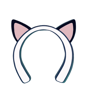 Unique Cat Ears Outline PNG 05042024 PNG