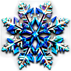 Unique Snowflake Illustration PNG 05252024 PNG