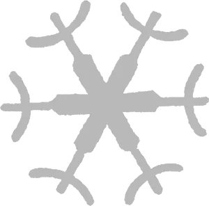 Unique Snowflake Pattern PNG Image