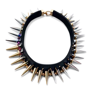 Unique Spiked Choker Collection Png 32 PNG Image