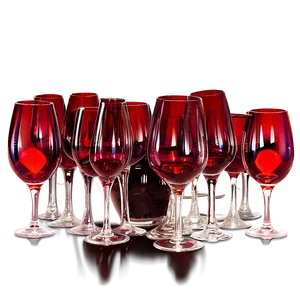 Unique Wine Glasses Collection Png 06212024 PNG Image