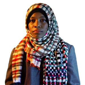 Unisex Keffiyeh Fashion Accessory Png 06272024 PNG Image