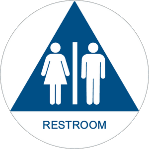 Unisex Bathroom Signs - Dunder Mifflin The Office Sign, HD Png Download PNG image with transparent background