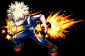 Unit Ills Thum - Katsuki Bakugo Brave Frontier, HD Png Download PNG image with transparent background
