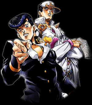 Unit Josuke Higashikata And Jotaro Kujo - Jotaro Kujo And Josuke PNG image with transparent background
