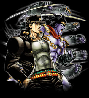 Unit Jotaro Kujo - Stardust Crusaders PNG image with transparent background