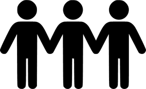 Unitedin Friendship Graphic PNG image with transparent background