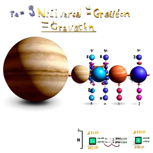 Universal Gravitation Equation Png Bbb PNG Image