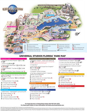 Transparent Universal Studios Hollywood Png - Universal Studios Map 2019, Png Download PNG image with transparent background
