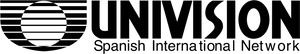 Univision Network Logo Black Background PNG Image