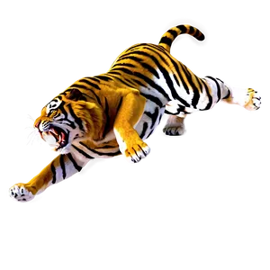 Unleashed Tiger Fury Png 06252024 PNG Image