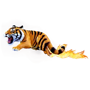 Unleashed Tiger Fury Png Vny PNG Image