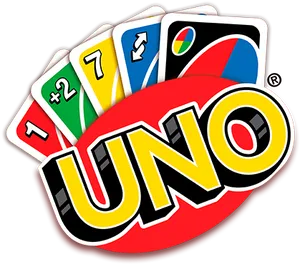 Uno Card Game Logoand Cards PNG Image