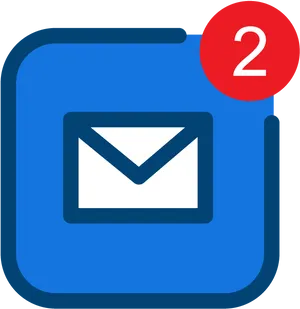 Unread Email Notification Icon PNG Image