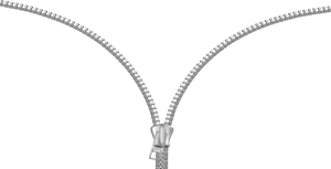 Unzipped Black Background PNG Image