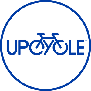 Upcycle Logowith Bicycleand Circle Outline PNG Image