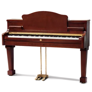 Upright Piano With Bench Png 06272024 PNG Image