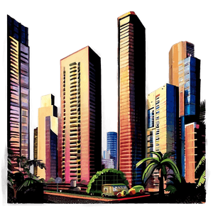 Urban City Land PNG sbe20 PNG with transparent background