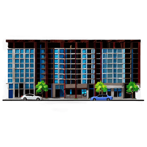 Urban Commercial Building PNG 12 PNG image with transparent background
