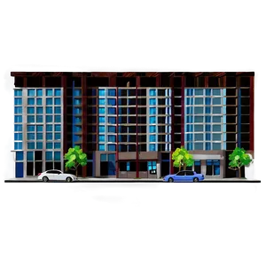 Urban Commercial Building Png 12 PNG Image