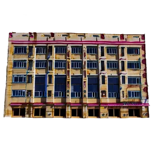 Urban Commercial Building Png Fus PNG Image