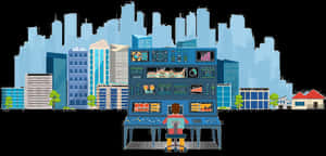 Urban Development Control Room PNG
