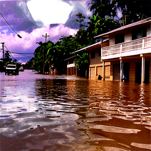 Urban Flooding PNG 06202024 PNG image with transparent background