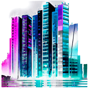 Urban Glitch Artwork PNG bri32 PNG image with transparent background