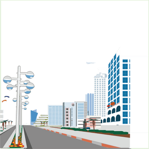 City Street Vector Png , Png Download - Street City Vector Png, Transparent Png PNG image with transparent background
